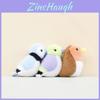 Adorable Plush Bird Keychain Cartoon Parrot Doll For Bags And Keys In Cute Colors