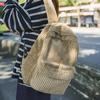 Schultasche Samt Rucksack für Damen 1011 neue Koreanische Version Einfach Mittel- und Oberschüler Große Kapazität Lässig Corduroy Schultasche für Damen