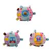 Baby Soft Plush Rattle Ball With Grasping Training For Newborn Sensory Development