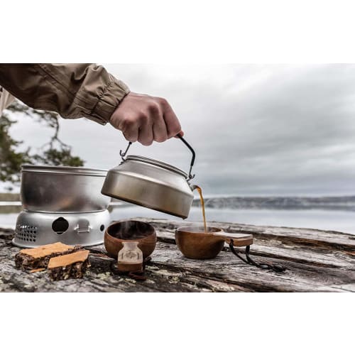 Trangia TR-325 0.6L Aluminum Kettle for Camping and Outdoor Use (FF)