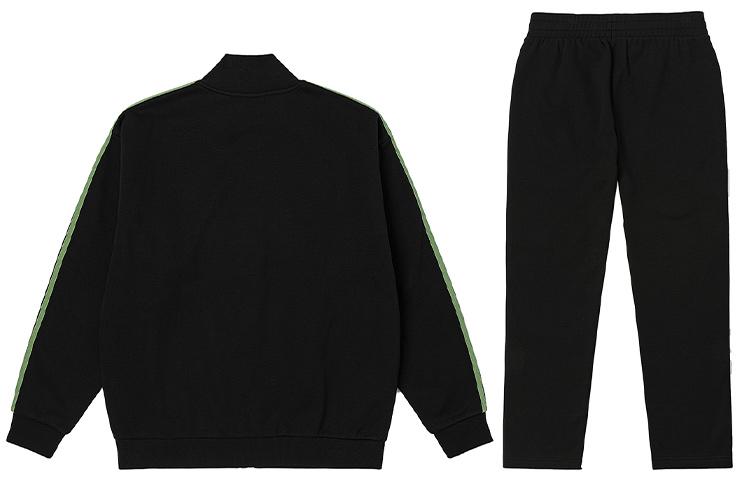 Men's Kappa Casual Sportswear Sets Unisex Stand Collar Thickened