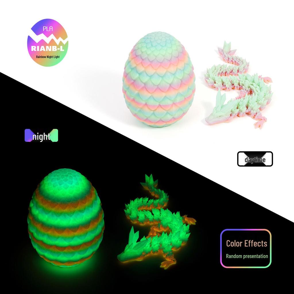 3D Printed Dragon Egg Ornament - Trendy Children's Toy Set
