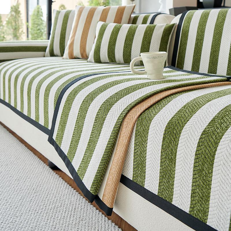 

Чехол для дивана Four Seasons Snow Neale, Чехол для дивана в полоску, Защитная накладка для дивана, Нескользящая накладка для дивана, Спальня, Офис, Гостиная Домашнее украшение 90*160CM