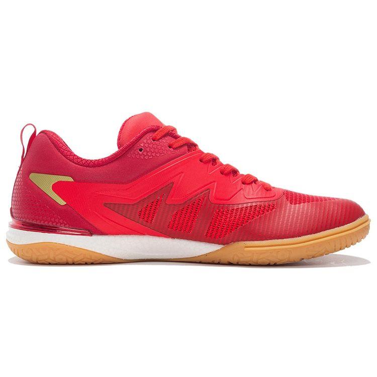 Li Ning Qilin 2.0 Stolní tenisové soutěžní tréninkové boty s nízkým profilem Pánská obuv Plamenně červená APPR001-1