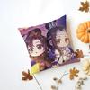 Casual Hot NNew Arrival MMo Dao Zu Shi Cushion Cover Washable Linen Pillowcase Soft  for Daily Sofa Bed Home Room Decor