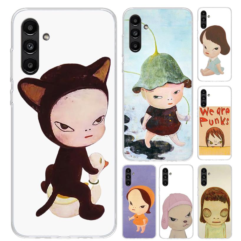 Y-Yoshitomo Nara Phone Case for Samsung Galaxy A17 A16 A37 A26 A36 A57 A56 A15 A25 A35 A55 A14 A24 A34 A54 A13 A23 A33 A53 Galax