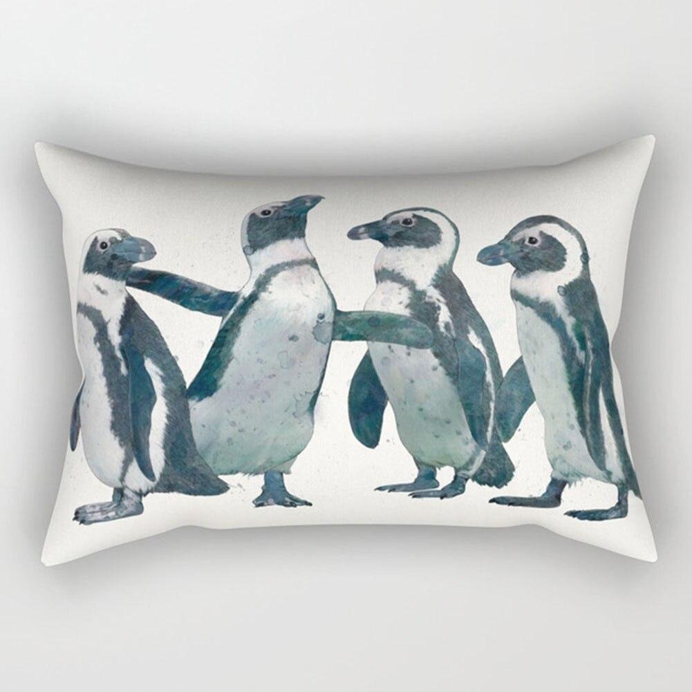 30x50cm Cute Cartoon Small Animal Elegant Couple Home Living Room Bedroom Decorative Rectangle Pillow Case Sofa Cushion Cover