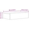 TV Cabinet with LED Lights Artisan Oak 60 x 35 x 15.5 cm