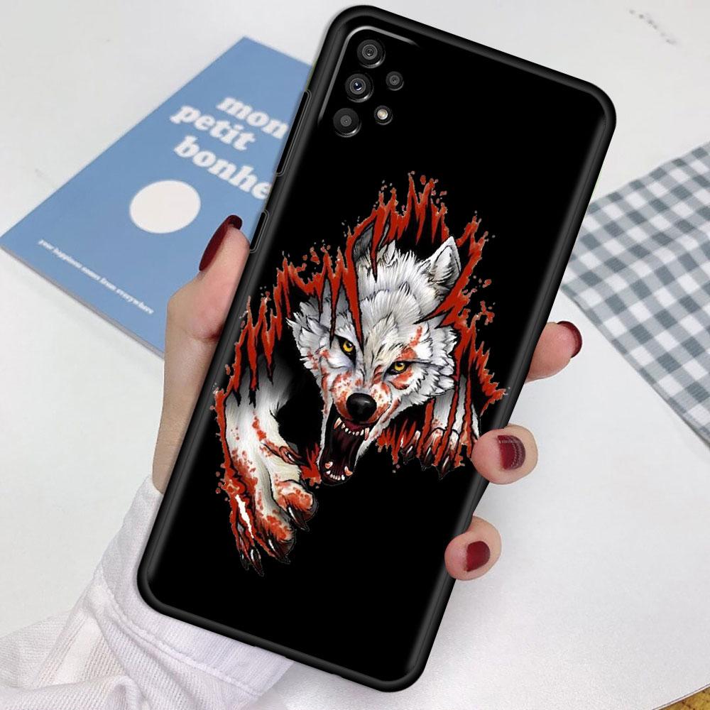 Fall Für Samsung Galaxy A52 A12 A32 A51 A21s A71 A13 A53 A22 A31 A72 A03 A02s A41 Schwarz Telefon Shell Tiger Tier