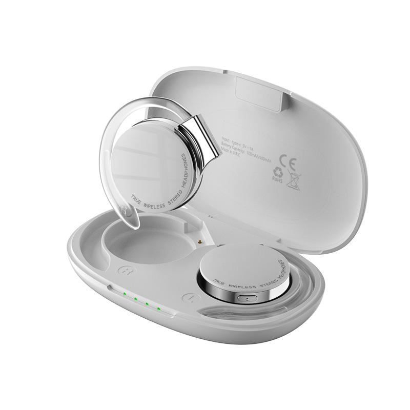 F2 Bluetooth Earbuds: ENC Noise-Cancelling Sports Earhook, Wireless TWS for Night Running