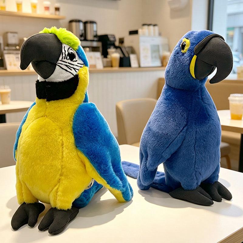 22cm Cartoon Papagei Plüschtier Bunter Schöner Niedlicher Papagei Vogel Tier Kuscheltier Heimdekoration Geschenk Für Kinder