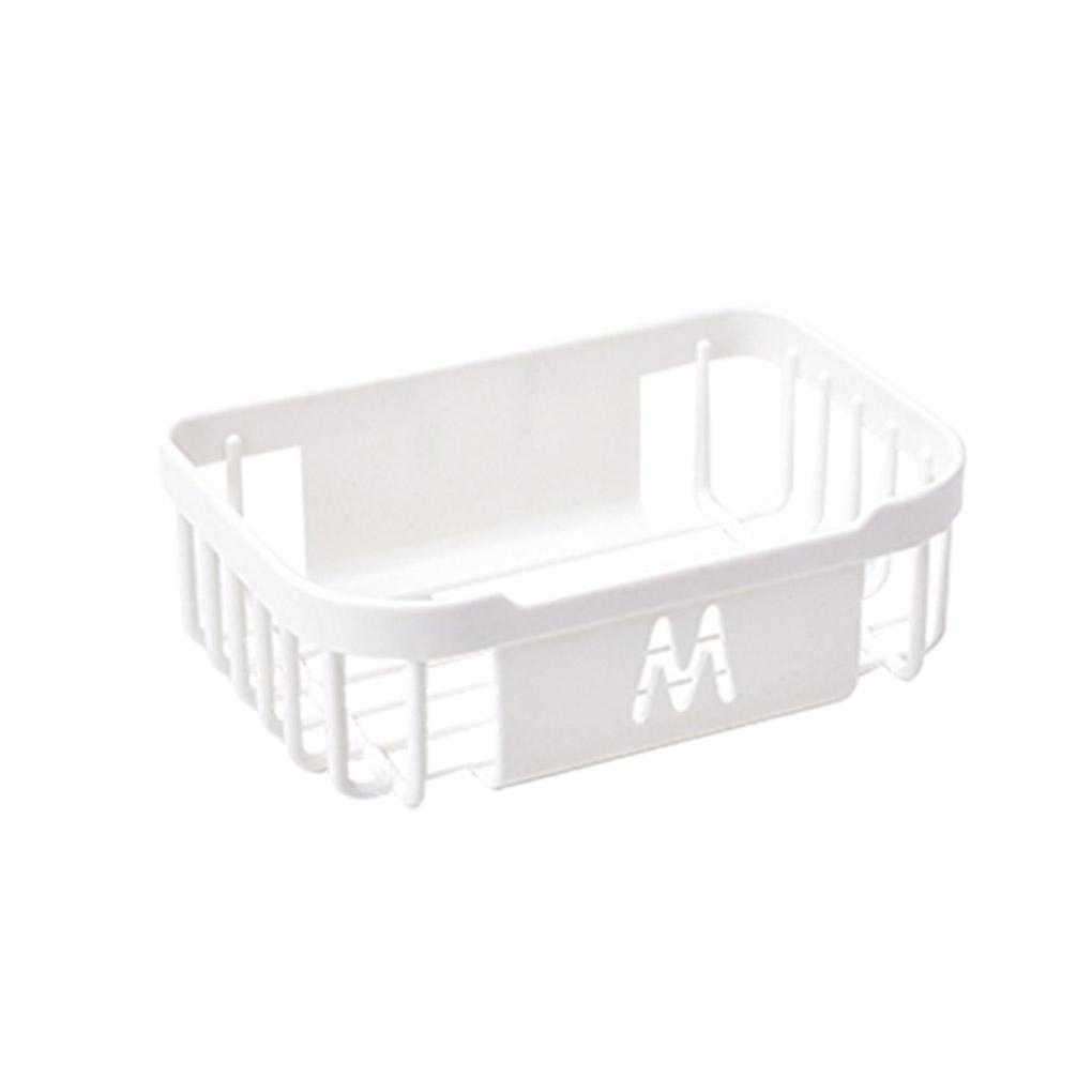 Recableght Wall\-Mounted Tissue Storage Rack Hollow Drain Basket Roll Paper Shelf Firm Durable For Kitchen Bathroom Toilet