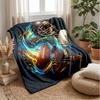 Football Fusion Art 1 Theme blanket Lightweight Warm Flannel Blanket Decorative Throw Blanket for Home Decoration