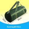 Large Capacity Wear-Resistant Canvas Tool Bag for Electricians and Woodworkers with Multi-Function Storage