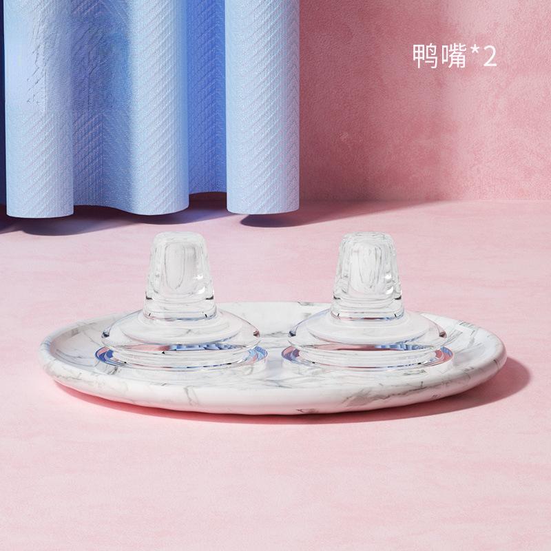 160/240/330ML Baby Bottles Feeding Bottle Baby Wide-caliber Milk Bottle with Straw Handle Newborn Baby Straw Bottle Accessory