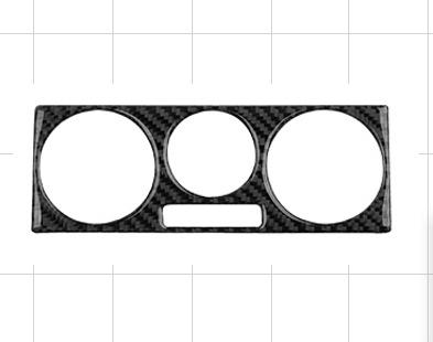 Suitable for Volkswagen Golf 6 real carbon fiber central control air outlet decorative frame interior modified auto accessories