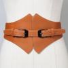 Corset PU Leather Cummerbunds Strap Belts for Women Banquet Elastic Tight High Waist Slimming Body Shaping Girdle Belt
