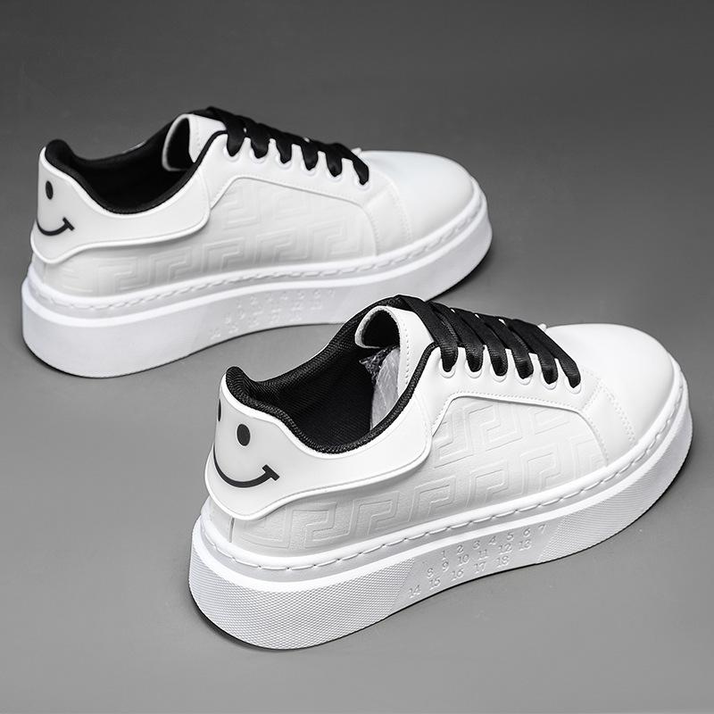 2025 New Autumn Spring and Autumn McQueen Low-top Little White Shoes Men's Trendy Shoes Casual Board Shoes Trendy Brand High-end European Station