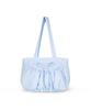 Goodtotes Souffle Puff Tote Bag (Blue Check)