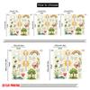 2pcs 2D flat printing Curtains Sweet Moments Gentle Spirit Kindness Fabric Without Electricity Seasonal Party & Holiday Decor