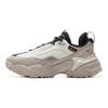 Li Ning CF Tracing, Qianhang Ce3 Antiscivolo Resistente all'Abrasione Scarpe da Ginnastica Chunky Basse da Donna Grigio Bianco AHCU038-1