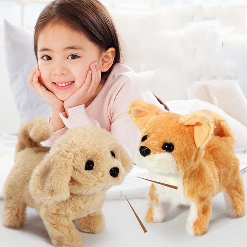 Buy Children Electric Plush Toy Cute Simulation Puppy Plush Toys at