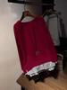 2025 Primăvară/Toamnă Casual Patchwork Gât Rotund Aspect Două Piese Elastic Moale Top