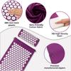 Acupuncture Massage Mat Acupuncture Yoga Mat Stimulates Acupoints To Improve Blood Circulation Massage Sports Mat Purple