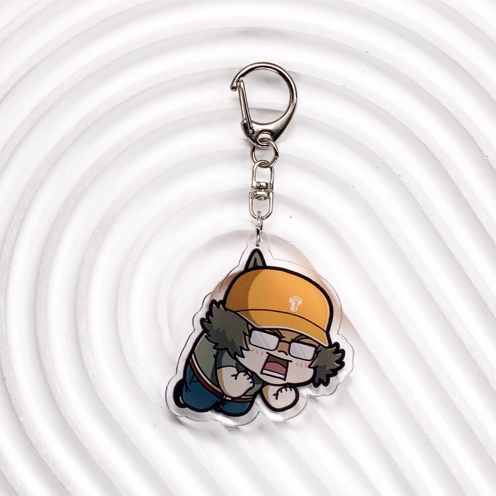 Anime Characters Steins;Gate Trendy Acrylic Keychain Accessories Bag Charm Creative Backpack Pendant Keyring Gifts For Friends