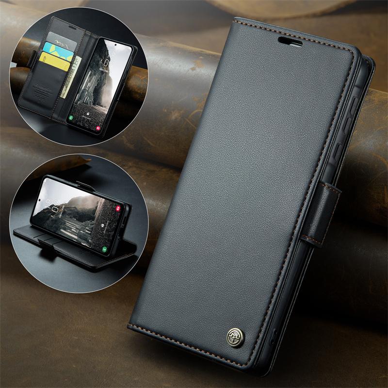 CaseMe Flip Leather Phone Case for Samsung Galaxy A57 5G A37 A17 A07 A56 A36 A26 A16 A55 A35 A25 A15 A54 A34 A24 A14 A73 A53 A13 A52 Wallet Card Cover