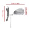 Stainless Steel Metal Windmill Rotating Decorative Stake New Decorative Windmill  Garden