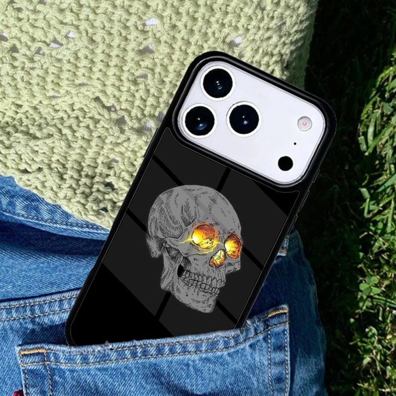 Horrible Skull Skeleton Phone Case Cover Compatible with for IPhone 17air 16e 15 14 13 12 11Pro Max 17 Air