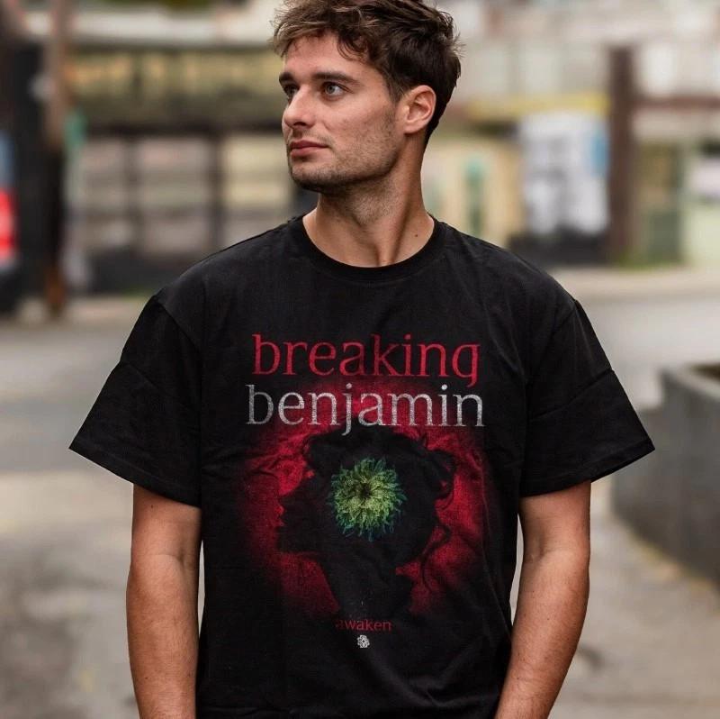 2025 Breaking Benjamin Awaken The Fallen Tour Concert 2025 T-Shirt Unisex T-Shirt M
