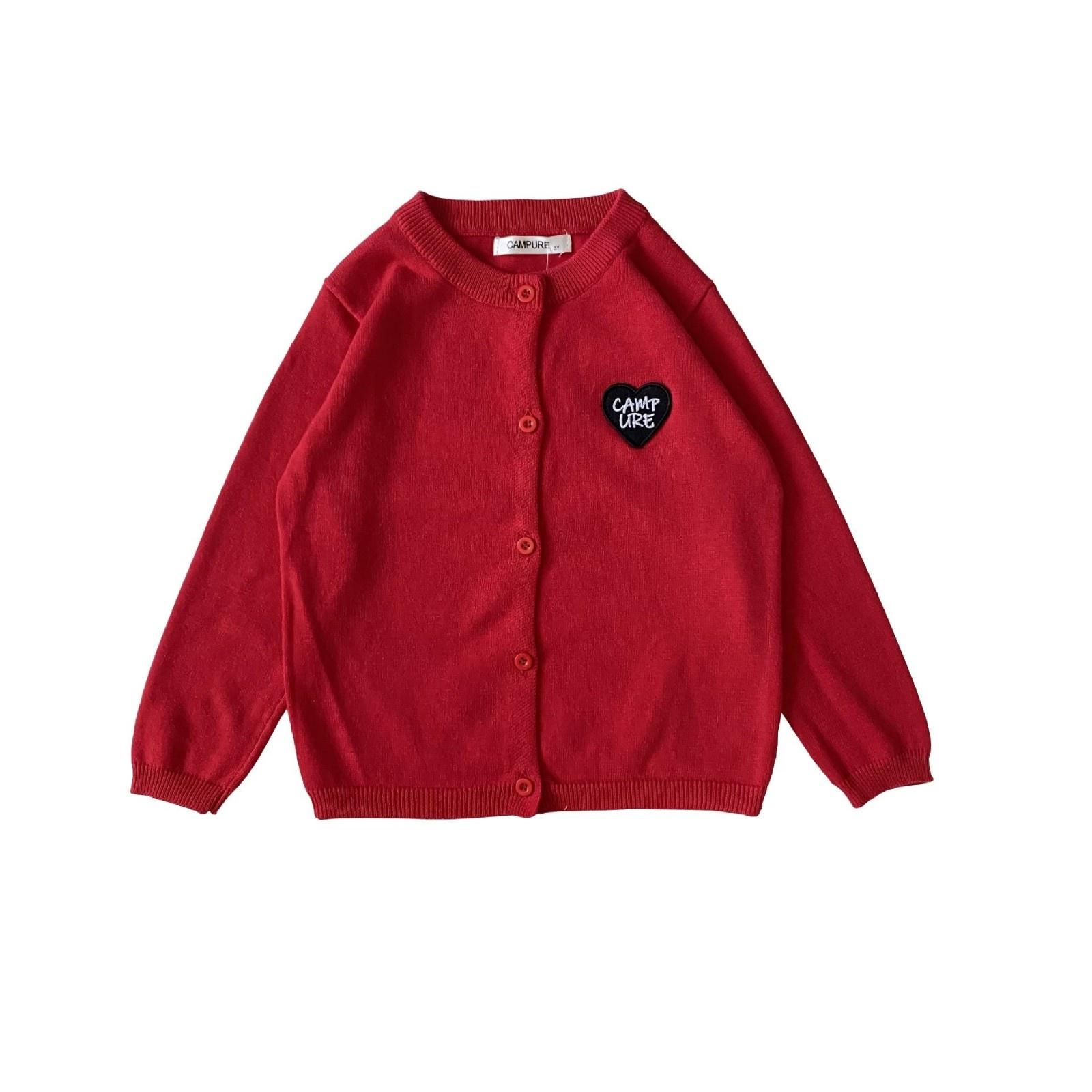 

Стильный повседневный кардиган для девочек XL красный