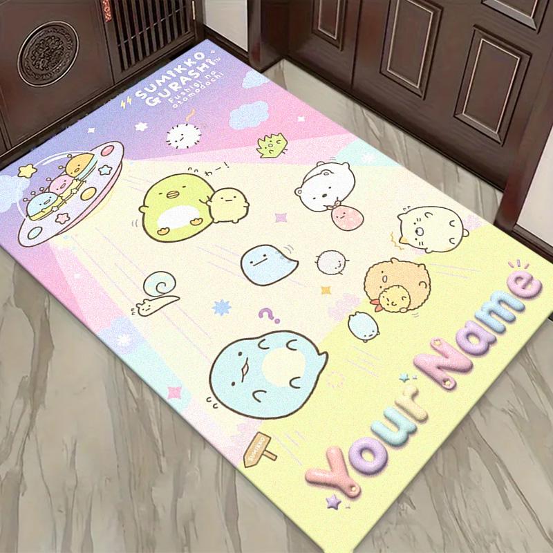 Name Custom Sumikko Carpet Rug for Living Room Bedroom Home Sofa Decoration,Kids play Non-slip Floor Mat
