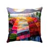 Creative Colorful Oil Painting Landscape Digital printing short plush pillow covers for car sofa office cushion cover home goods