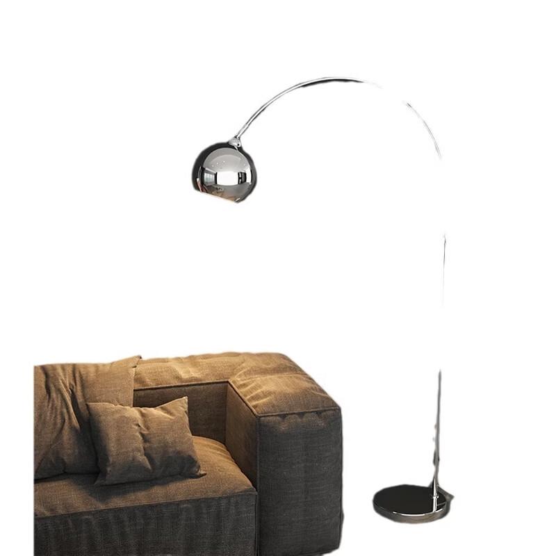Dream Bubble Modern Nordic Chrome Large Arc Floor Lamp