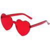 Rimless Heart Sunglasses, Candy Color Fun Glasses, Bachelor & Wedding Party Favors, Gift for Guests & Party Decor