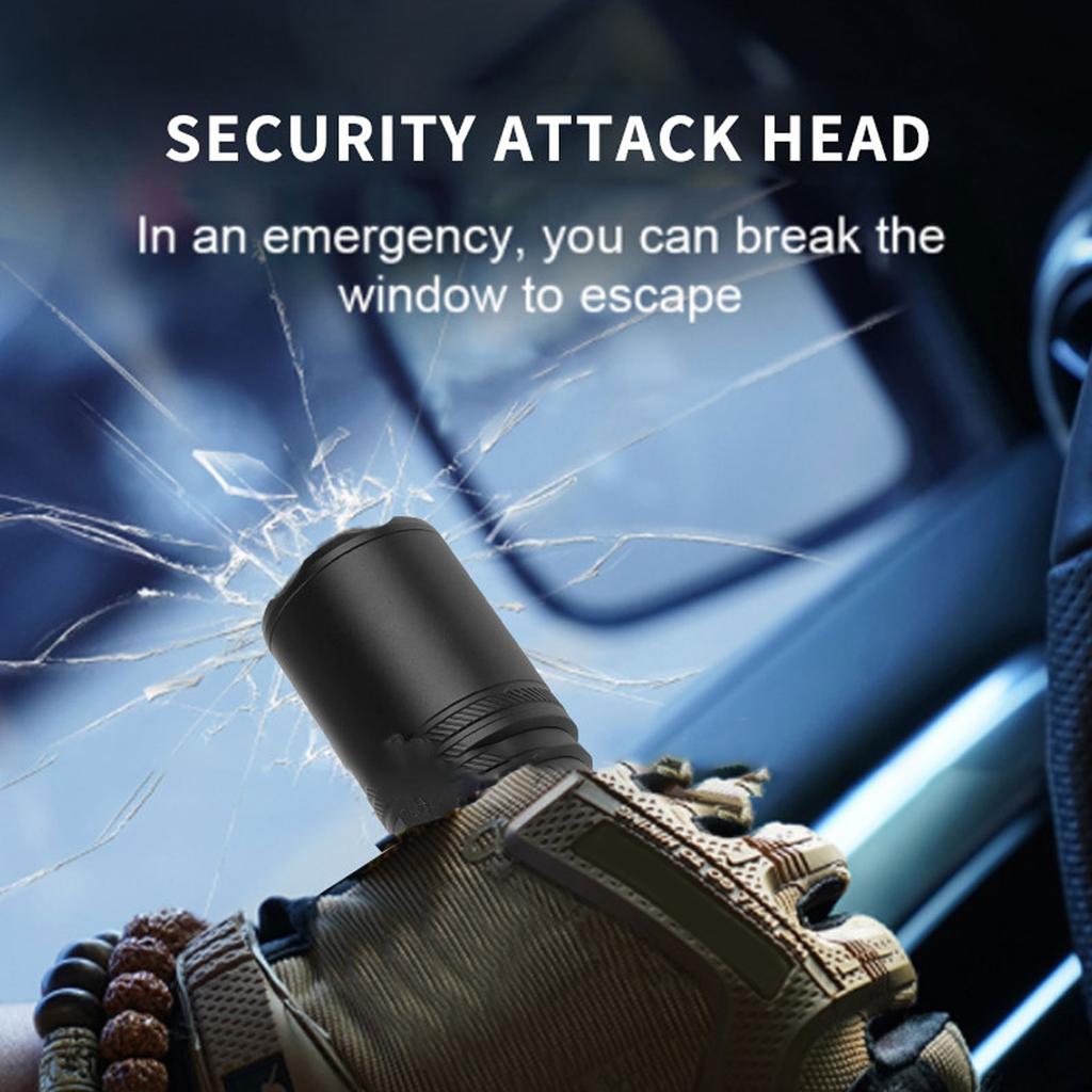 XPH160 Flashlight Aluminum Alloy IPX4 Waterproof 1800lm Type C Chargeable Torch with Memory Function