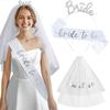Junggesellinnenabschied Braut Schärpe Dekorationen Braut zu sein Geschenk Brautparty Hochzeit Hen Night Braut Schärpe Braut zu sein Geschenk