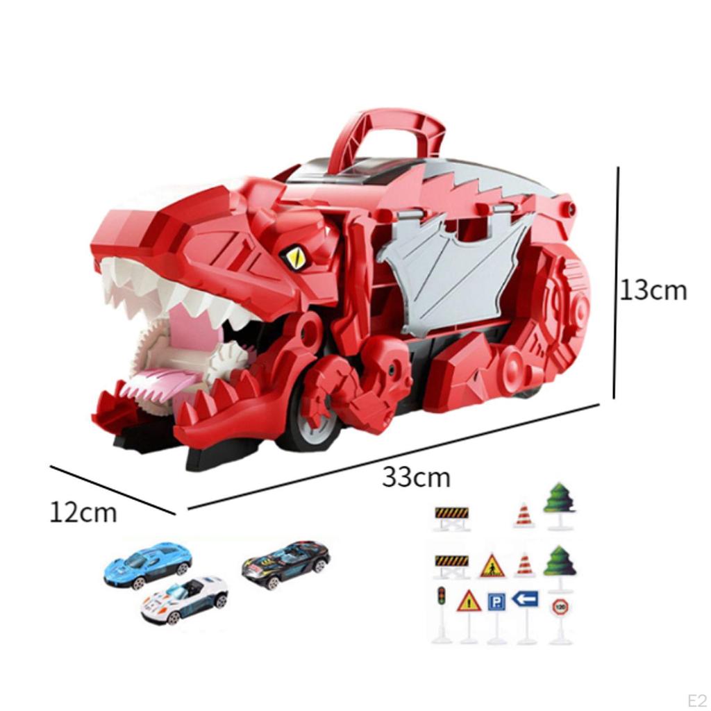 Children's Truck Toy, Transformable Dinosaur Car, Interactive Portable And Creative, Dino
