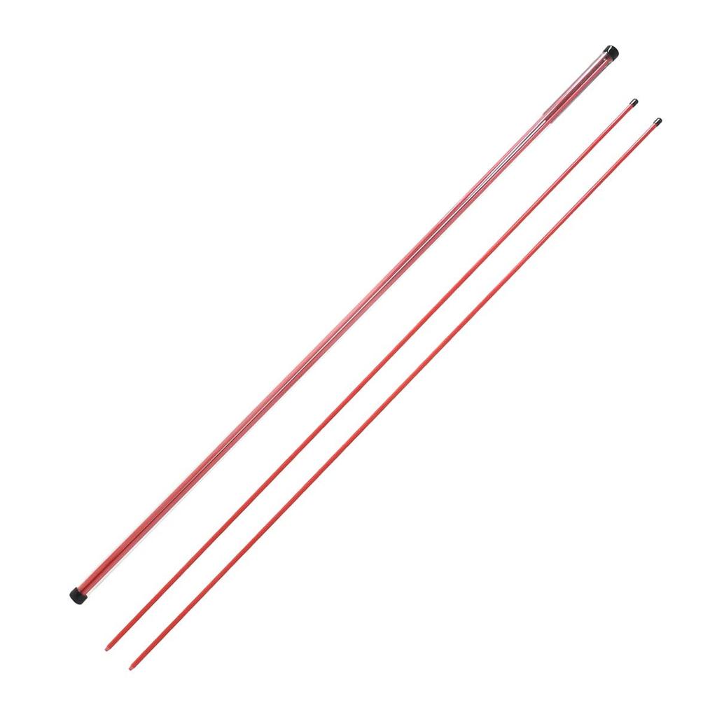 Alignment Stick Golf Practice Equipment Golf Practice Swing Trajectory Correction Distance with Storage Cover Tour Stick Shaft Protective Cover Set of