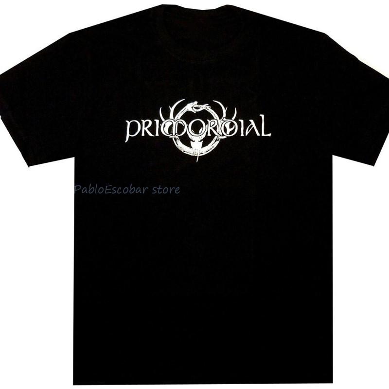 

Primordial Logo Shirt S M L Xl Xxl Tshirt Metal Band T-Shirt New Popular Tagless Tee Shirt 4XL