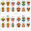 Cartoon Style Hawaiian Masks With Lightweight Material For Themed Parties And Cosplay