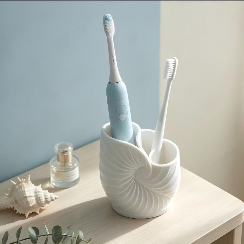 Ocean Style Nautilus Toothbrush Holder 3D Printed Makeup Brush Organizer Washbasin