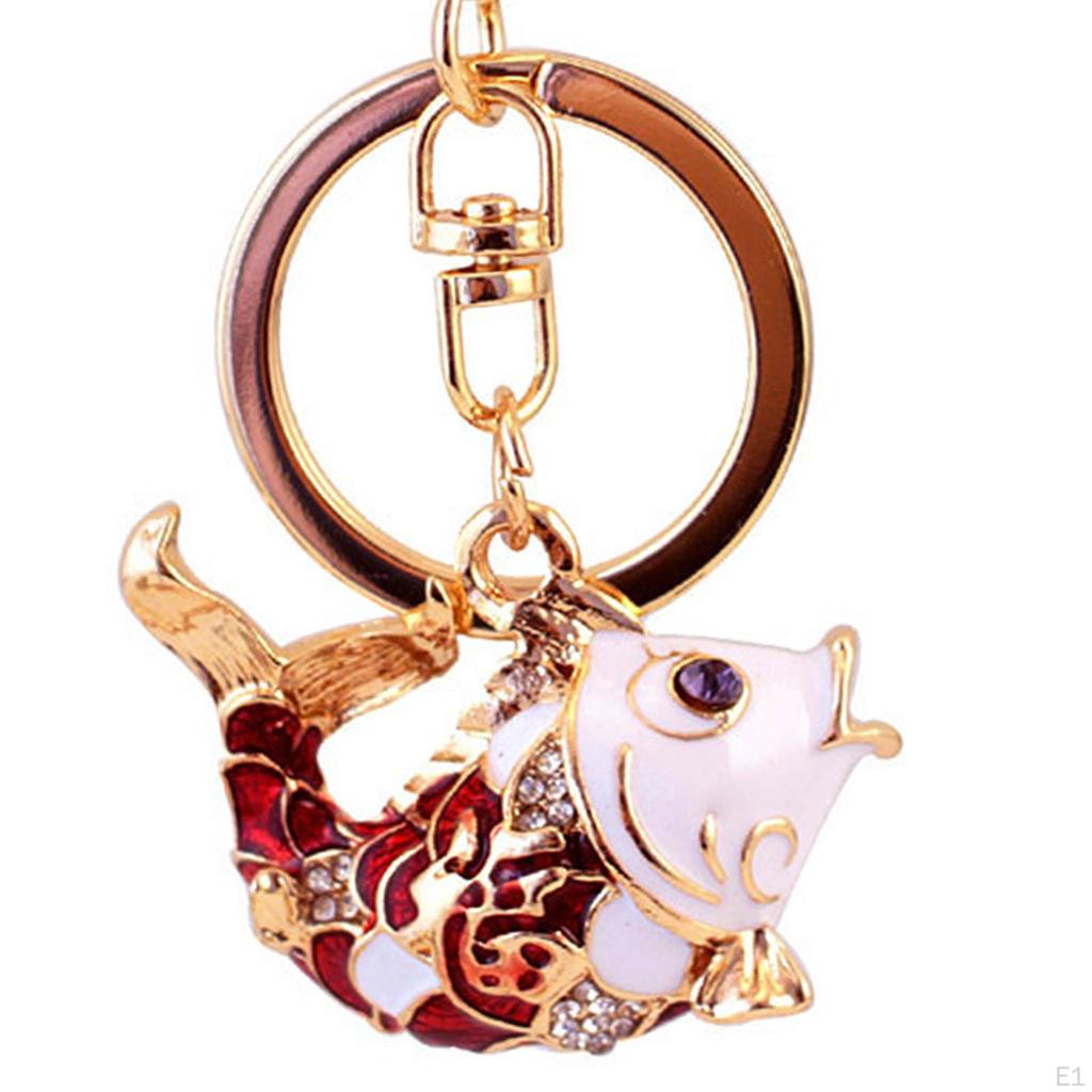 Carp Keychain Pendant for Novelty Gifts Jewelry Accessories Unisex