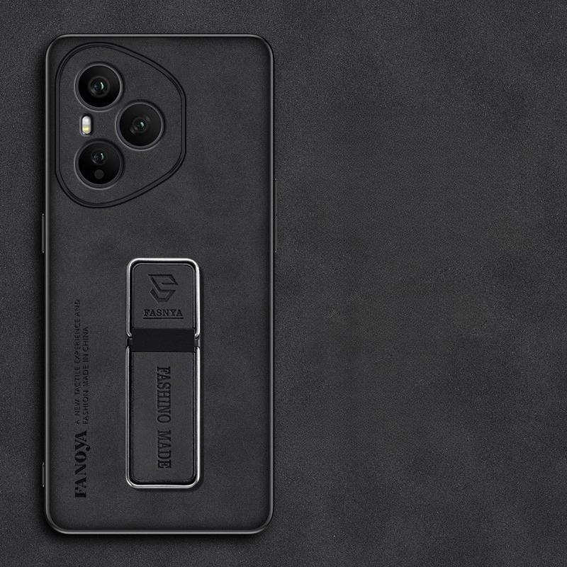 

Чехол из овчины для Honor 400 Pro, чехол из матовой силиконовой кожи для Honor 400 Lite Honor400 Power GT Pro, чехол-держатель KickStand for honor 400 pro чёрный