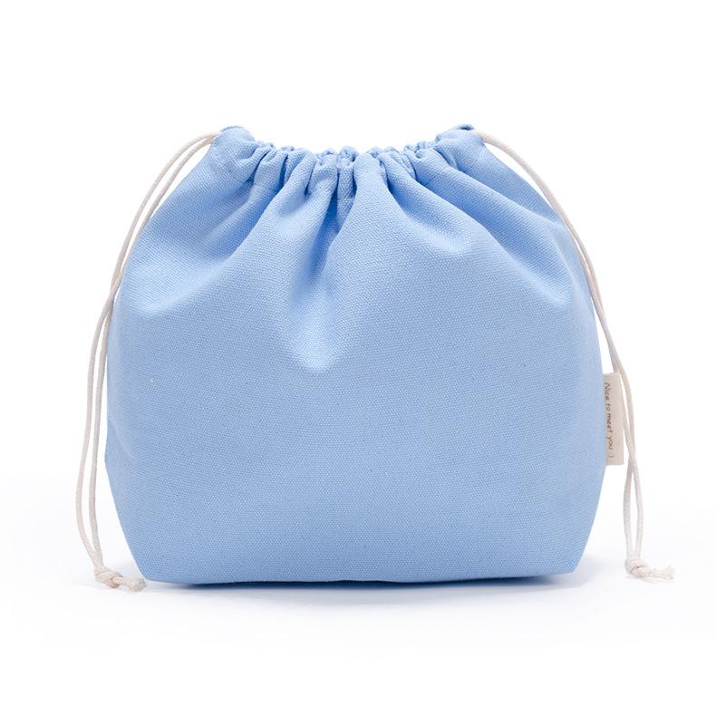 1PCS Color Drawstring Pouches Portable Gift Blank Bags For DIY Cotton Hemp Bags Jewelry Display Packaging Storage