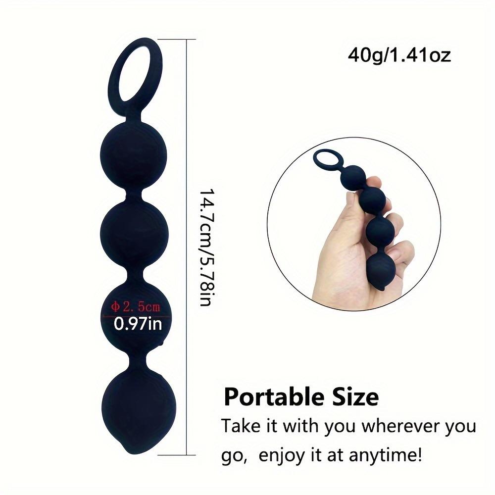 Anal Plug Anal Beads Butt Plug Prostate Massager Anus Stimulator Masturbator Erotic Flirt Sex Toys for Adult Women Men Couple 18