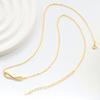925 Sterling Silver Crystal Infinitely Circulating Bowknot Necklace Pendant For Women Wedding Party Jewelry Gift Collar